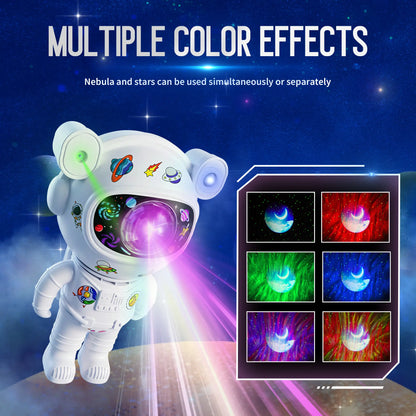 GLOWNEST Astronaut Galaxy Projector Lamp - 8-Mode RGB Lights, Remote Control Ease, Audio Function, Adjustable Space Theme Projection, Indoor Aesthetic Beauty Decor, Ideal for Kids Gifting, Housewarming Sohochic