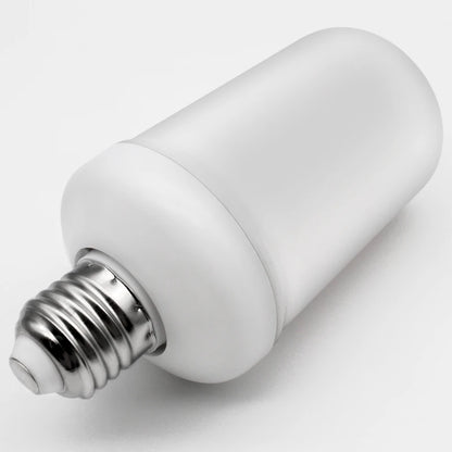 LED Dynamic Flame Effect Light Bulb 12W Multiple Mode Creative Corn Lamp Decorative Lights for Bar Hotel Restaurant Party E27