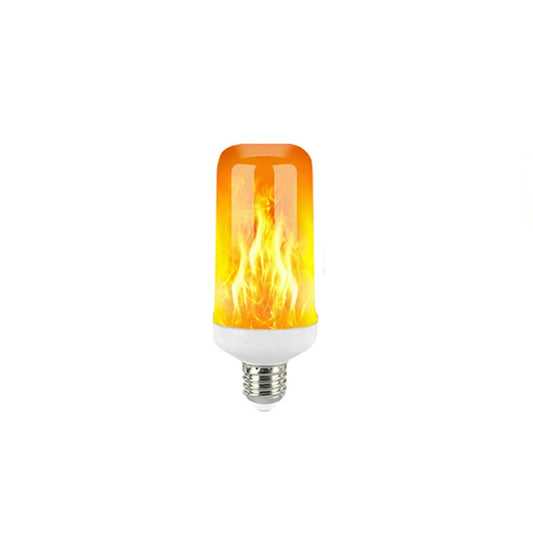 LED Dynamic Flame Effect Light Bulb 12W Multiple Mode Creative Corn Lamp Decorative Lights for Bar Hotel Restaurant Party E27