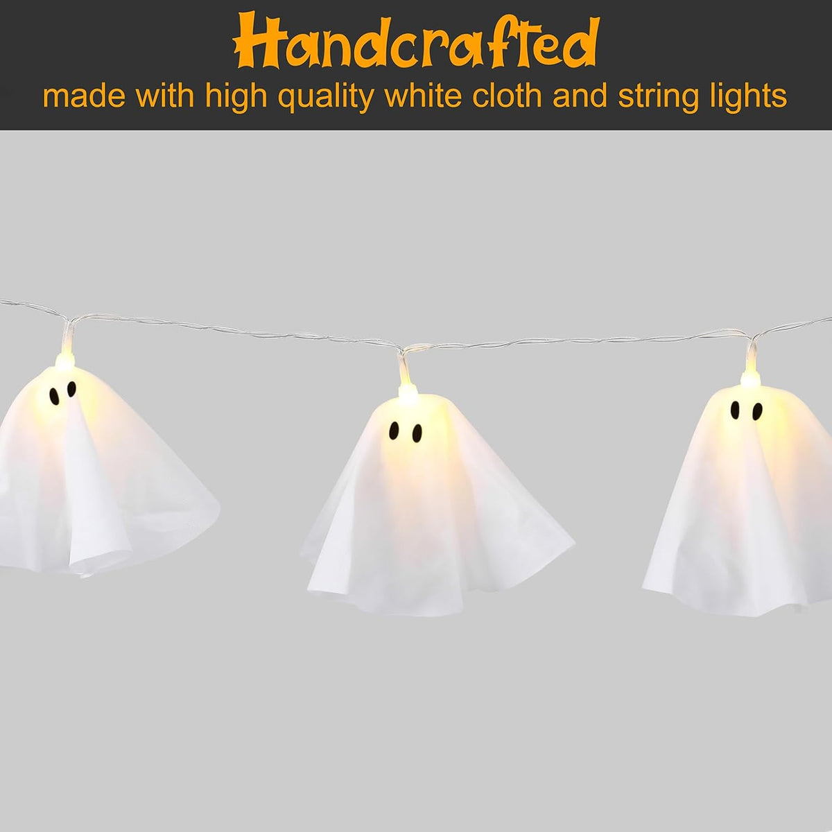 Halloween Decoration-Light up Ghost Garland