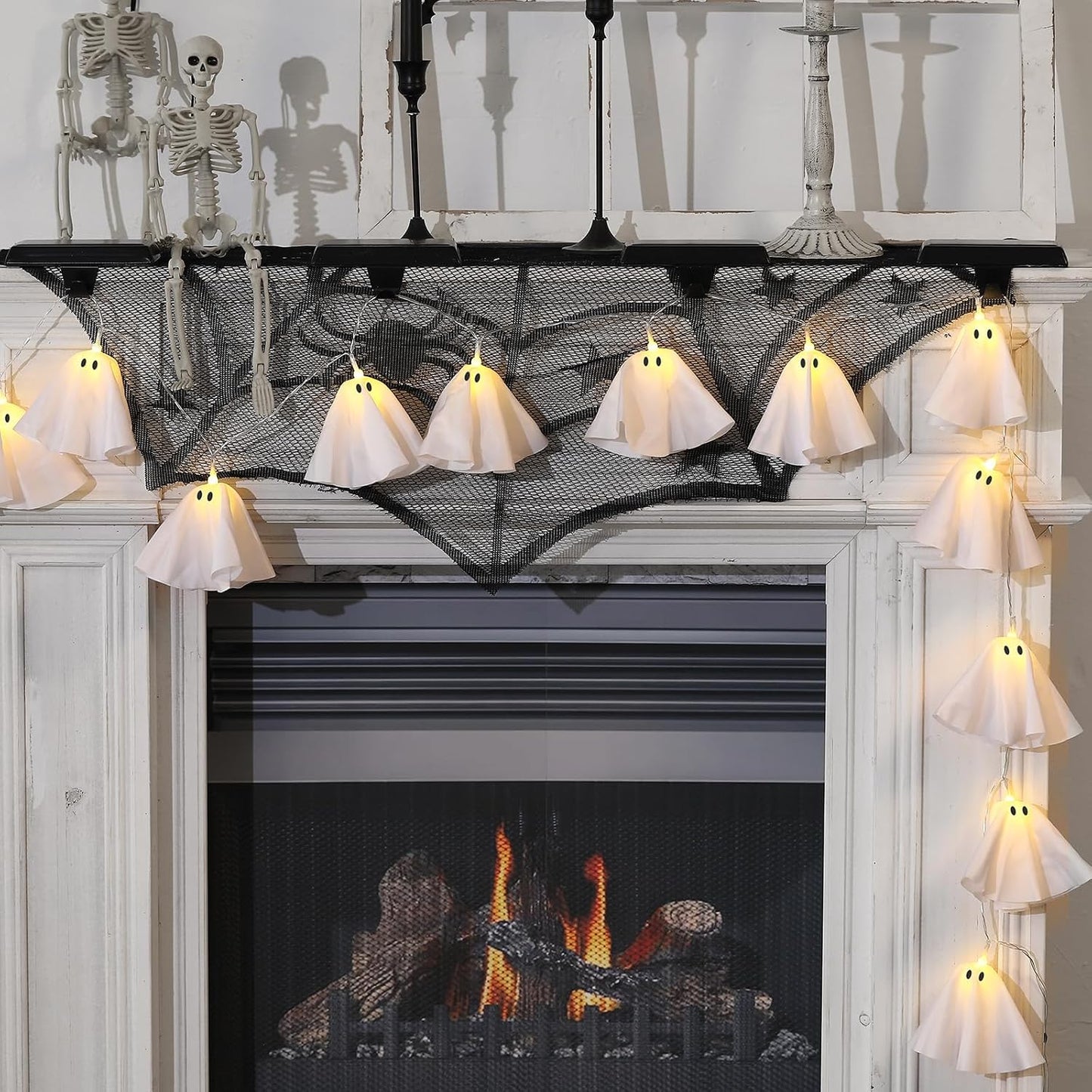 Halloween Decoration-Light up Ghost Garland