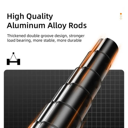 1.83M Selfie Stick Tripod for Vlogging, Aluminum Telescoping Smartphone Holder with Wireless BT Remote Control, Extendable Cellphone Tripod Cold Shoe Accessories, Adjustable Phone Content Creator Tool, Stocking Fillers Gift