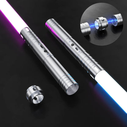Light Saber, USB Rechargeable Light Saber with 15 Light Colors, Suitable for Cosplay and Surprise Gift for Halloween and Christmas, Light up Saber