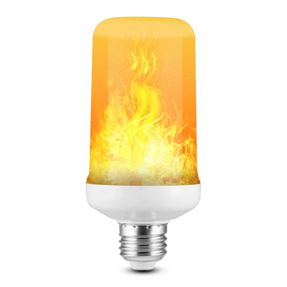 LED Dynamic Flame Effect Light Bulb 12W Multiple Mode Creative Corn Lamp Decorative Lights for Bar Hotel Restaurant Party E27