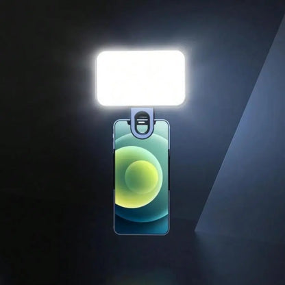 3 Color Temperature Adjustable LED Selfie Light, USB Rechargeable Clip on Phone Computer, Cellphone, Portable Mini Fill Light for Video Conference Vlog Makeup, Selfie Led Lights, Cell Phone Accessories, Led Smartphone Light, Cell Phone Light #GLOBAL PICKS
